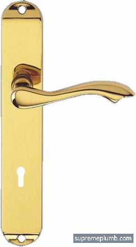 Ambassador Lever Lock Polished Brass